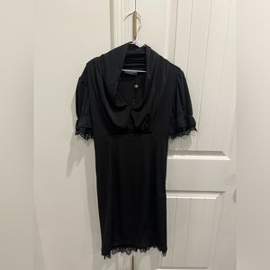 Scarlet Darkness Black Dress
